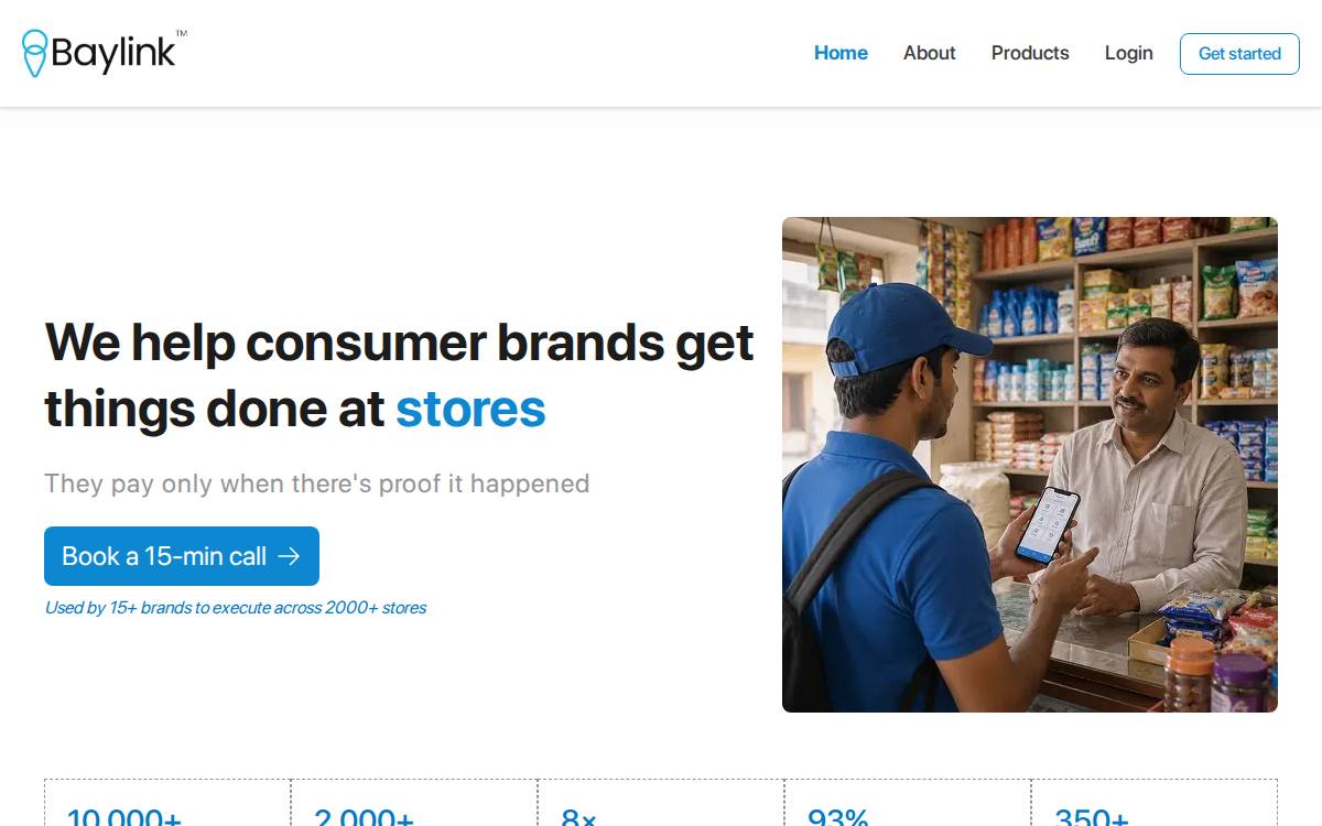 Baylink website preview