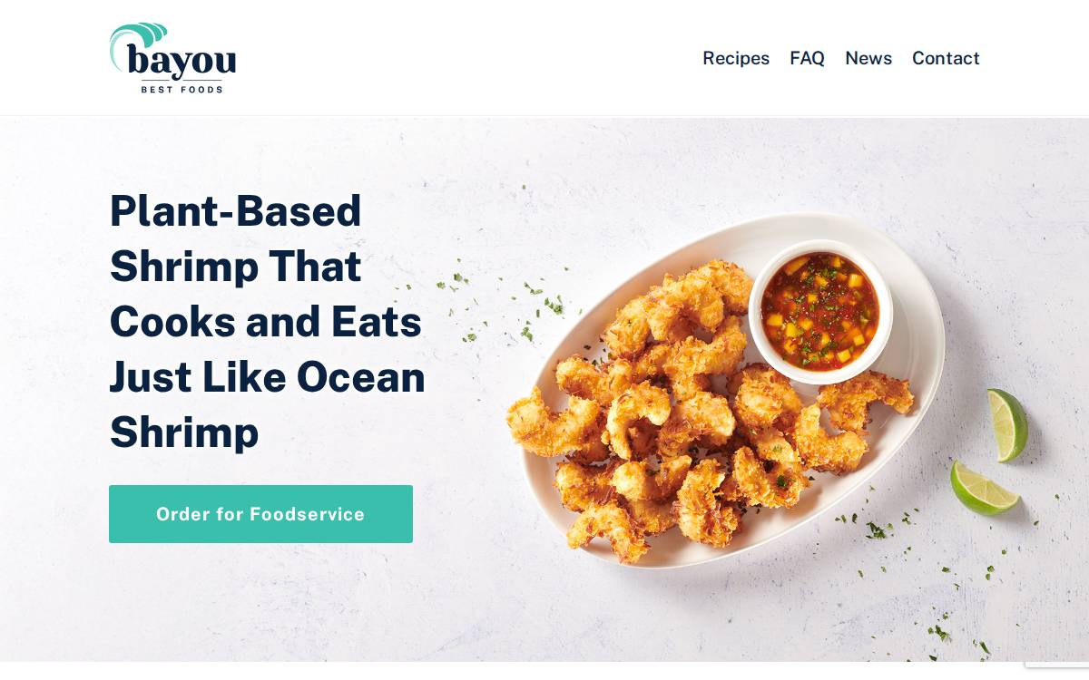 Bayoubestfoods website preview