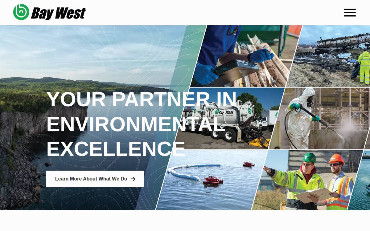 Baywest website preview
