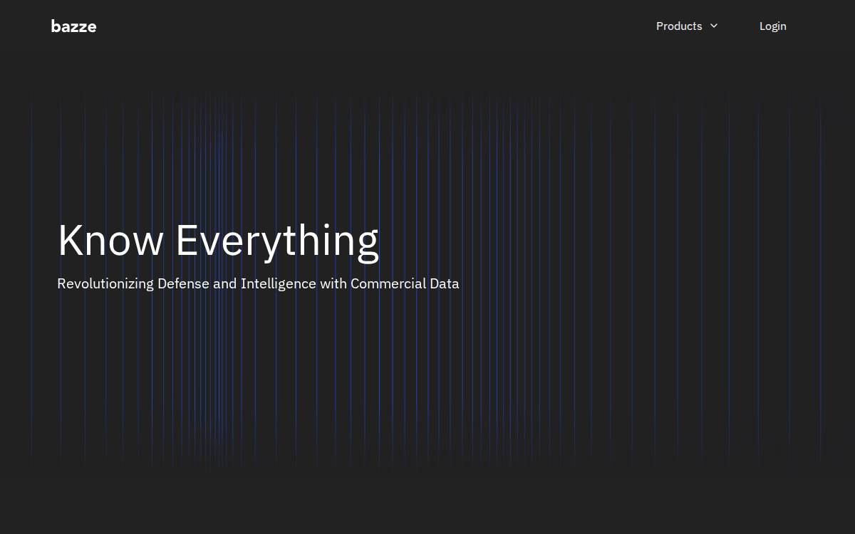 Bazze website preview