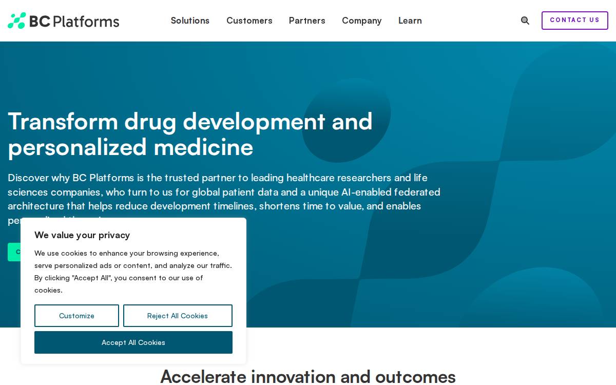 BC Platforms website preview