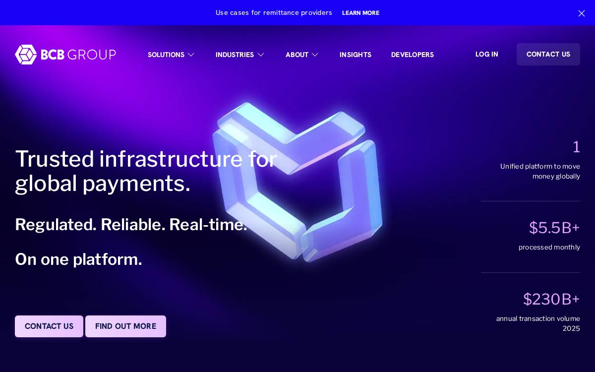 BCB Group website preview