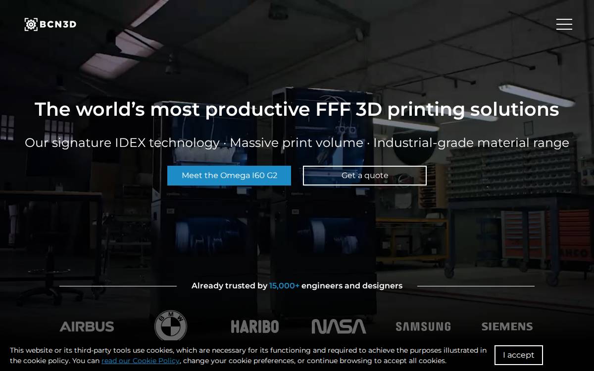 BCN3D website preview
