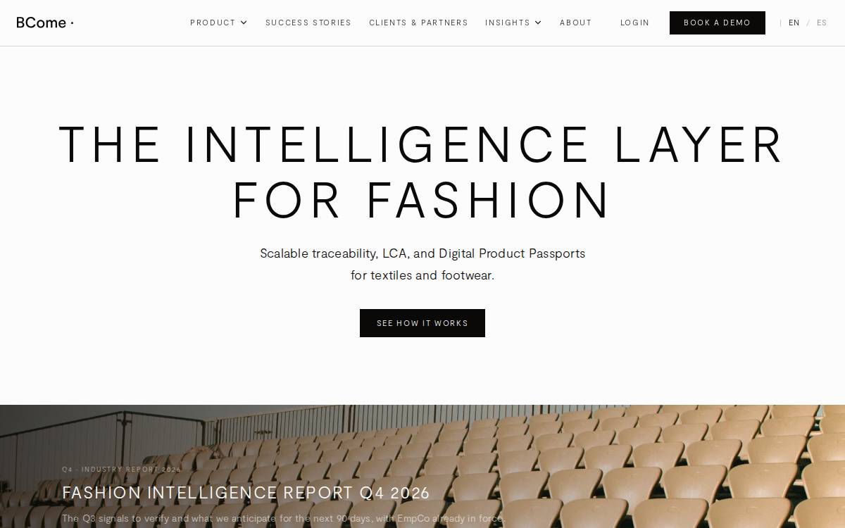 Bcome website preview