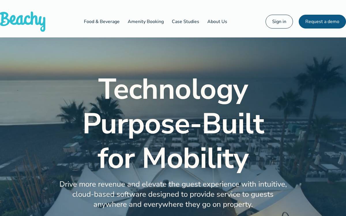 Beachy website preview