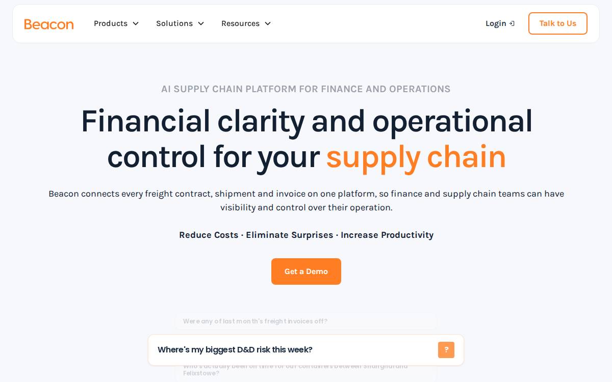 Beacon website preview