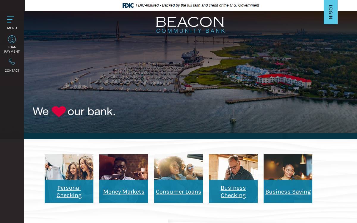 Beacon website preview