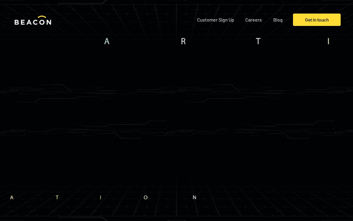 Beacon AI website preview