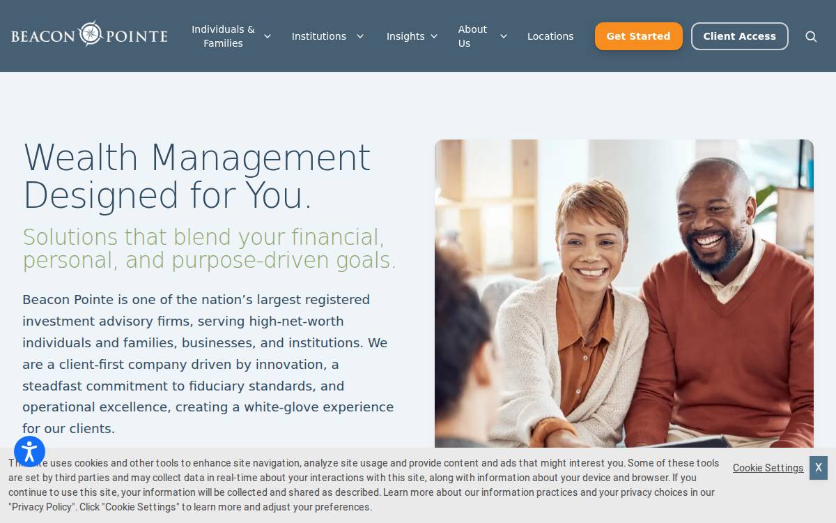 Beacon Pointe website preview