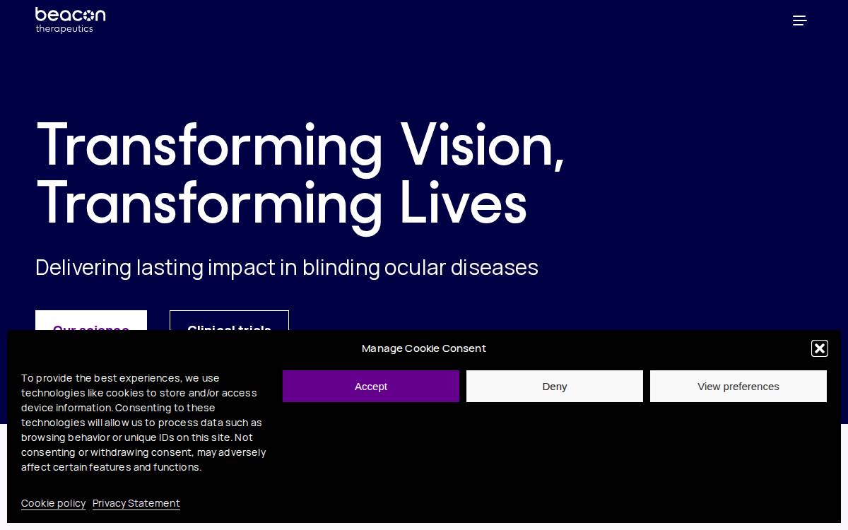 Beacontx website preview