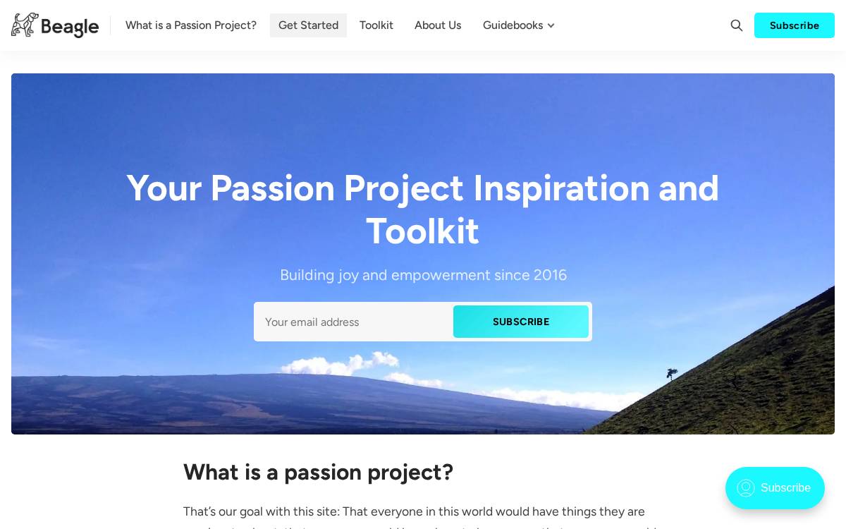 Beagle Learning, Inc. website preview