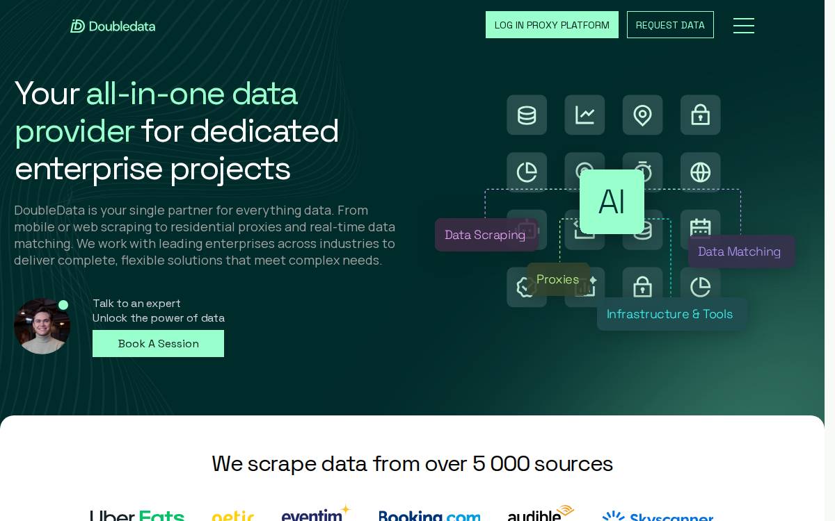 Bean website preview