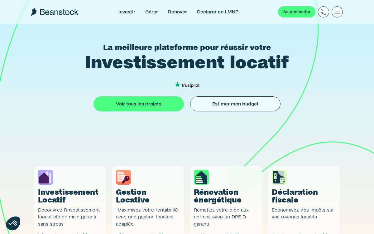 Beanstock website preview