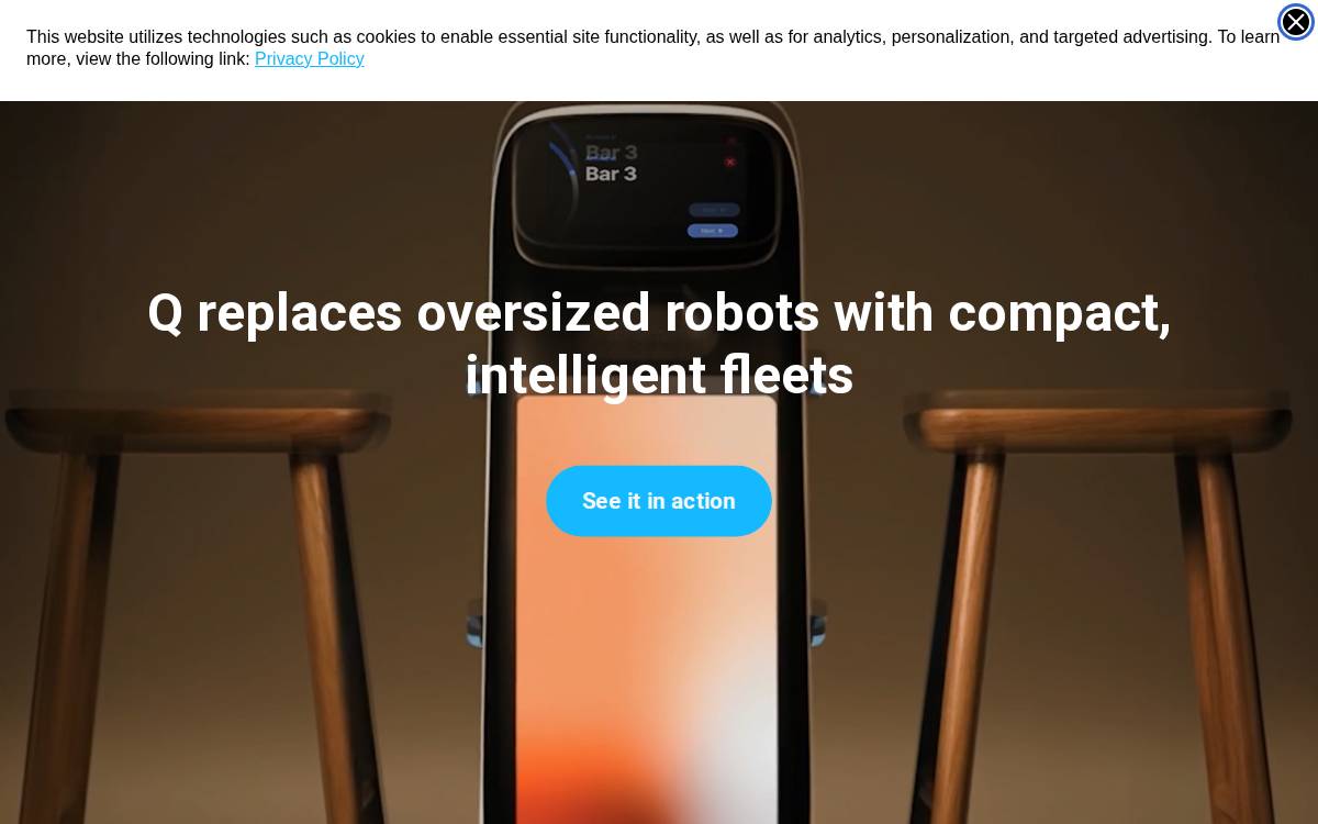 Bear Robotics website preview