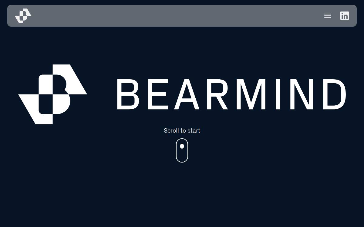 Bearmind website preview