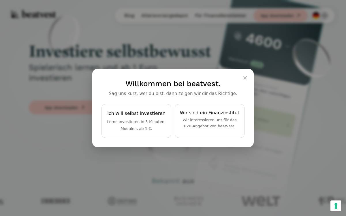 Beatvest website preview