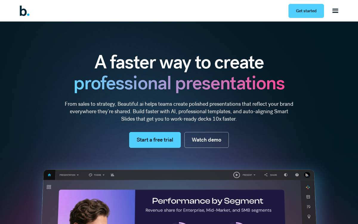 Beautiful Ai website preview