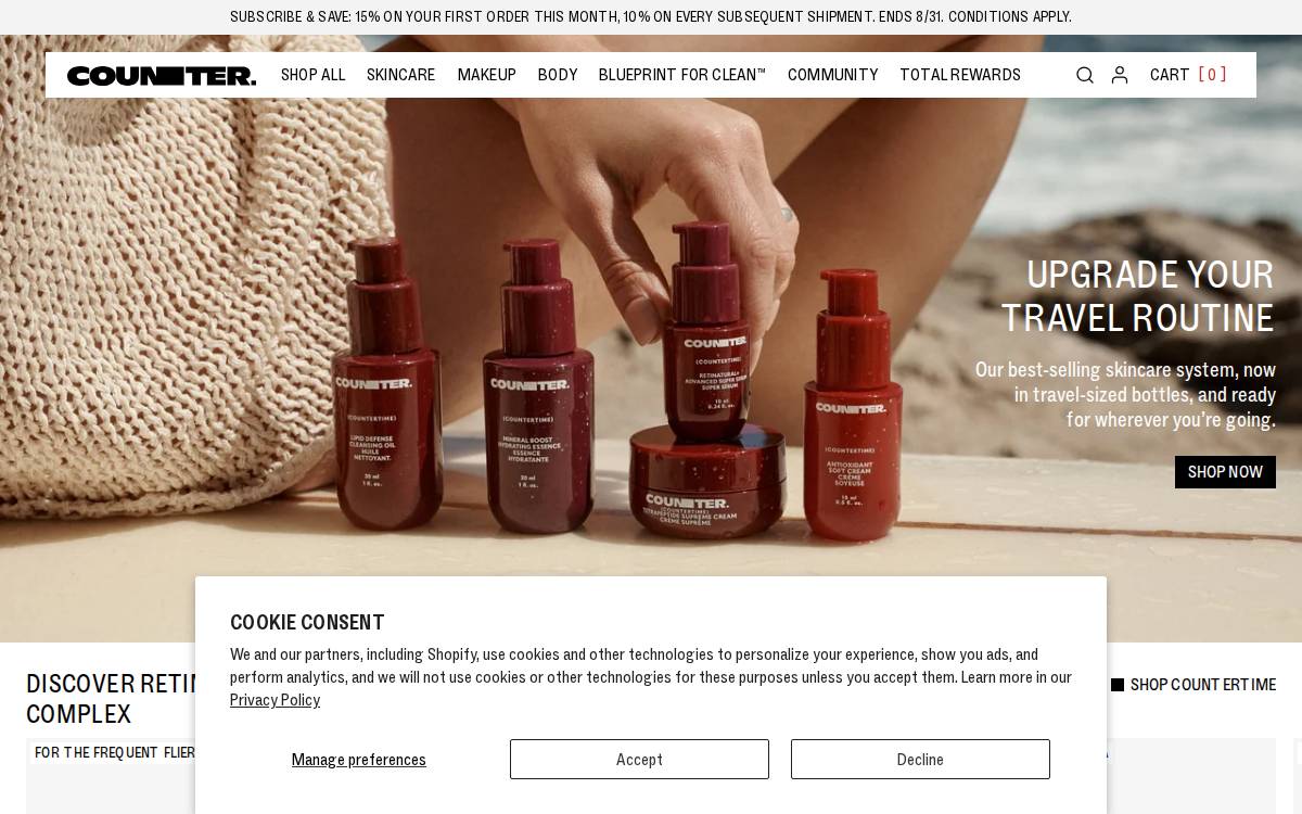 Beautycounter website preview