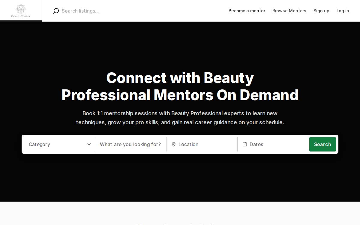 BeautyVoyage website preview