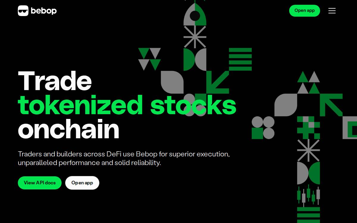 Bebop website preview