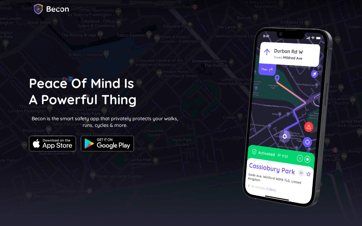 Becon website preview