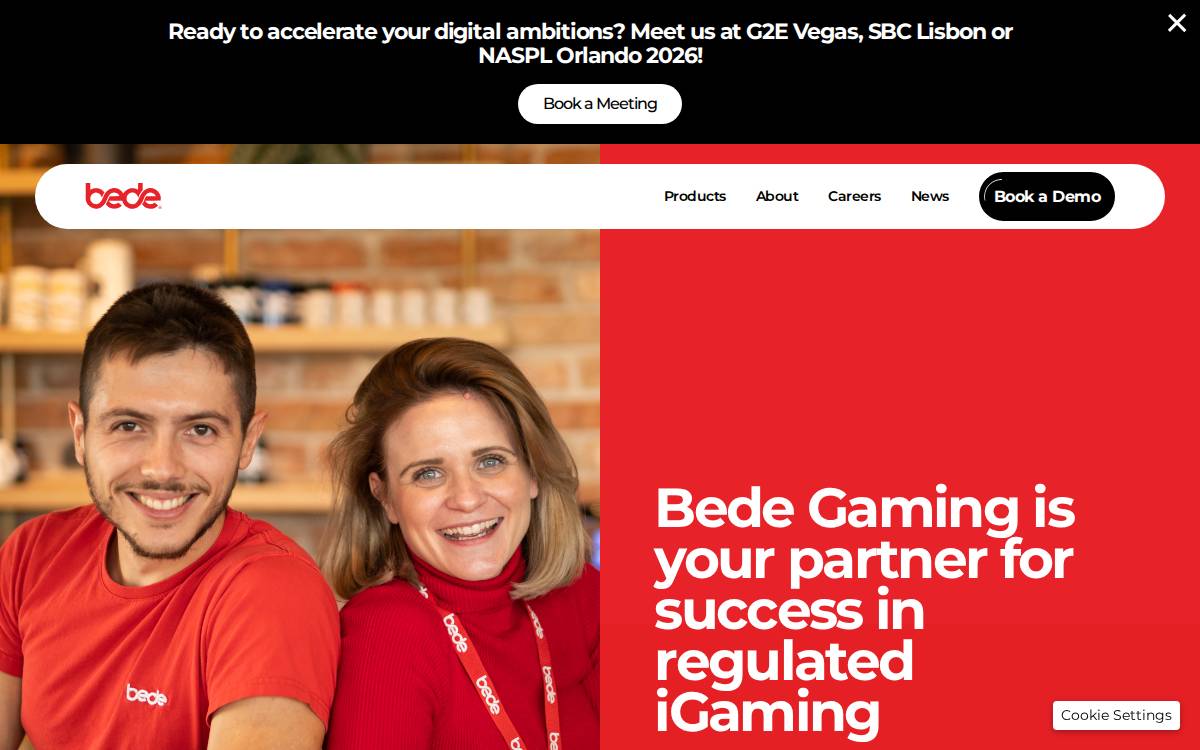 Bede Gaming website preview