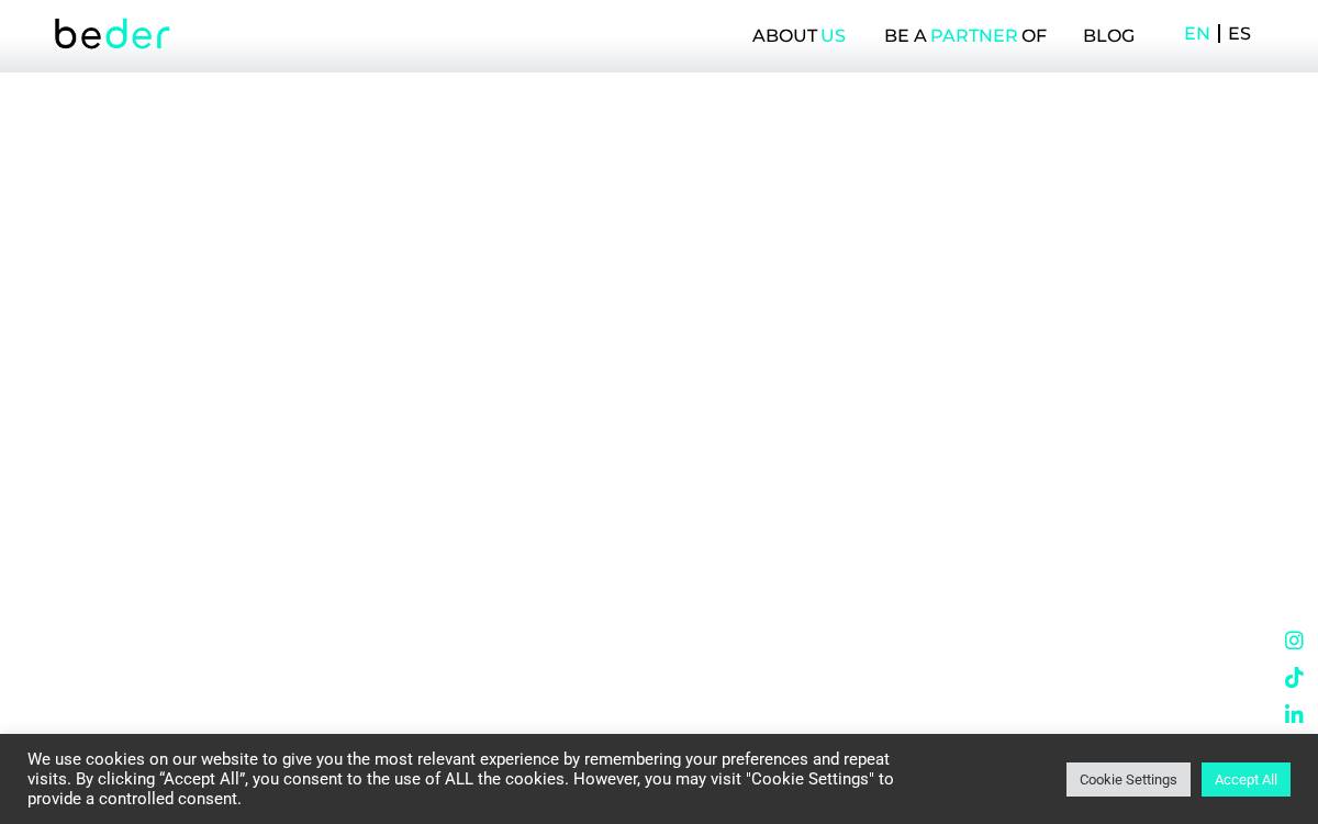 Beder website preview