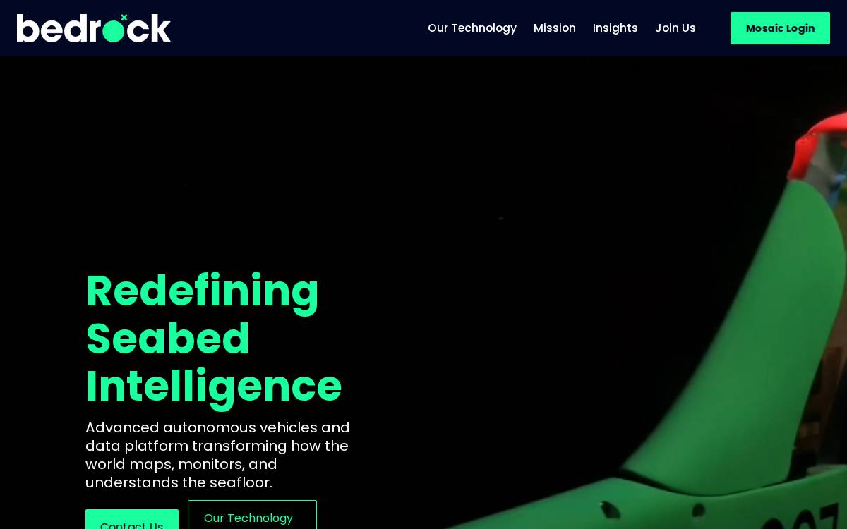 Bedrock website preview