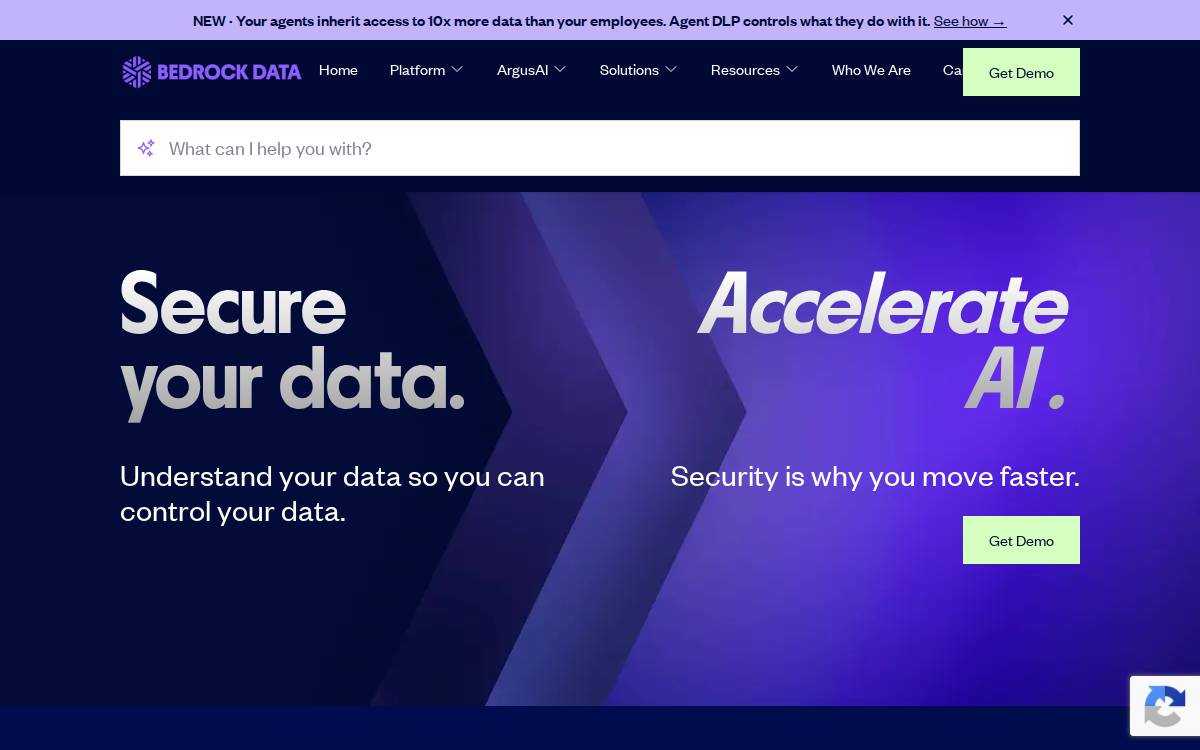 Bedrockdata website preview