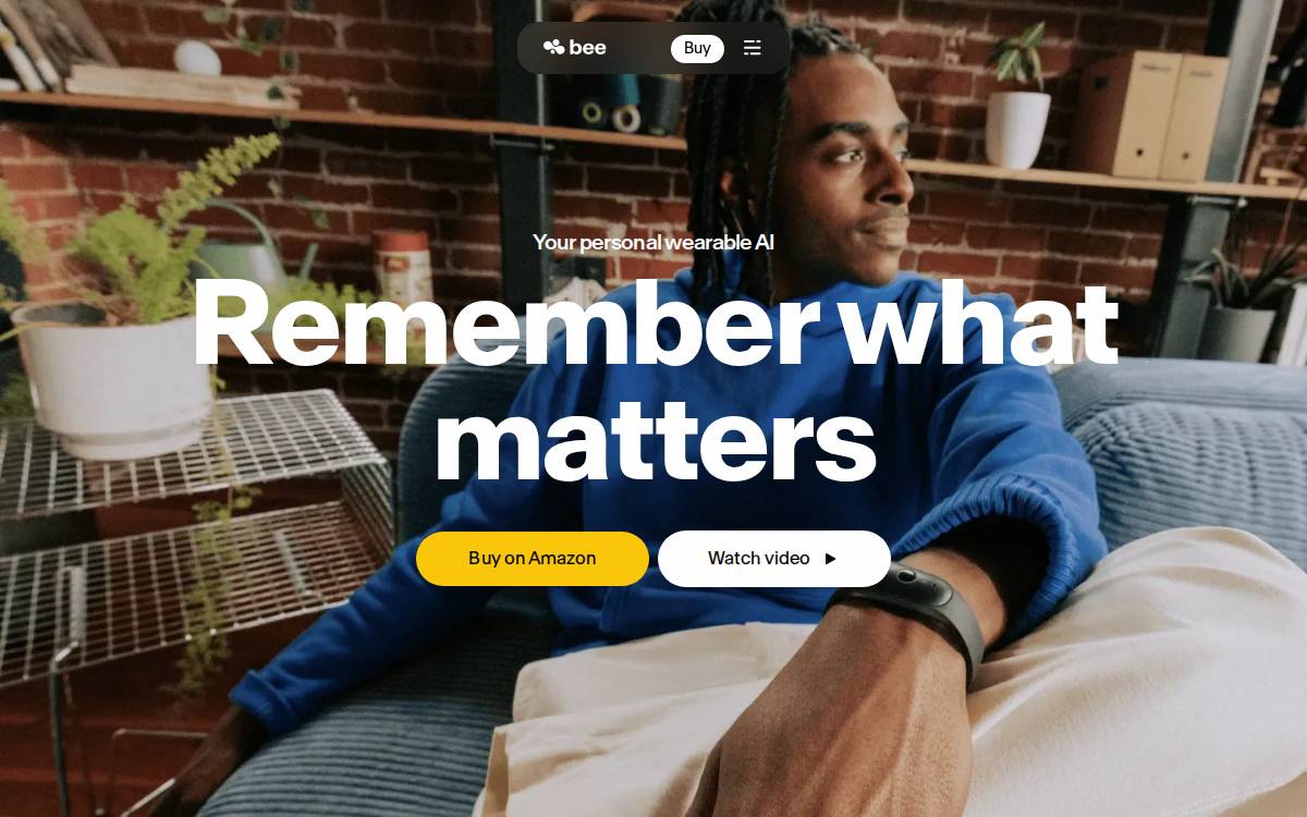 Bee website preview