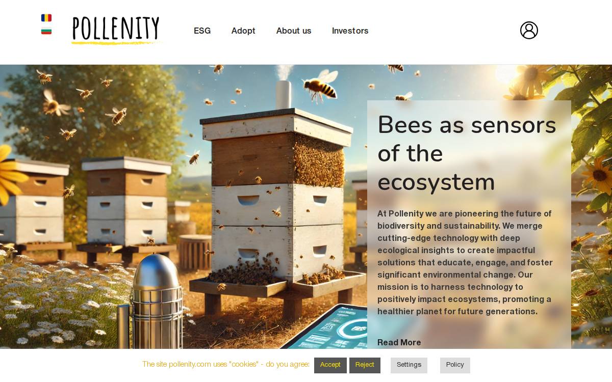 Bee Smart Technologies OOD webpage website preview