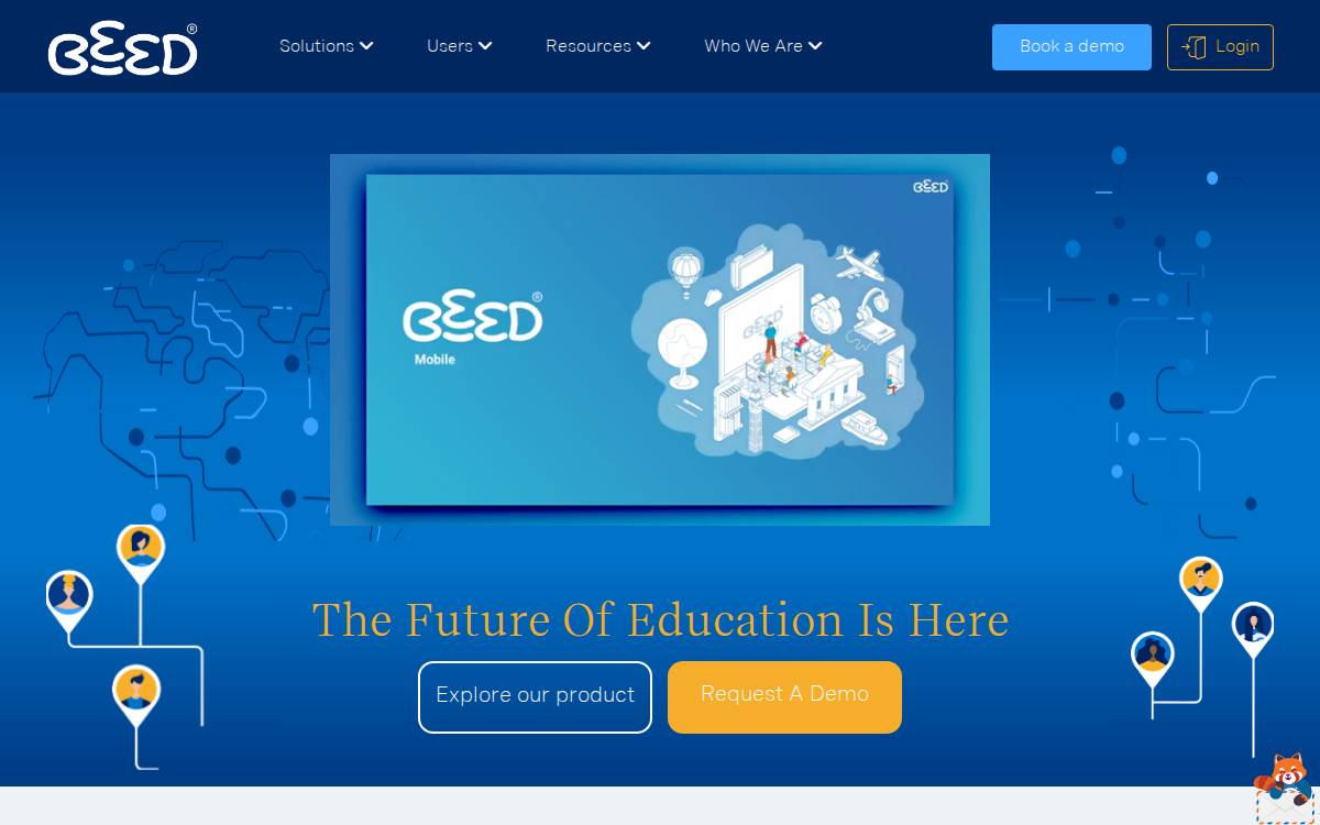 BeED website preview