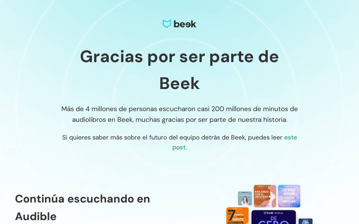Beek website preview