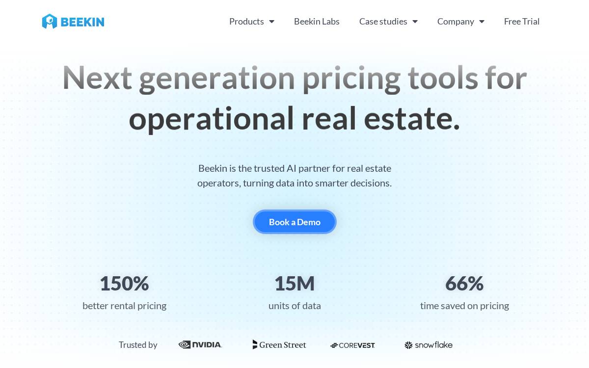 Beekin website preview