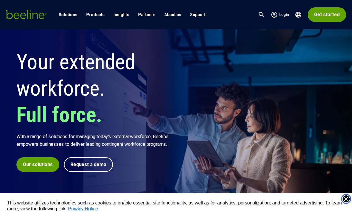 Beeline website preview