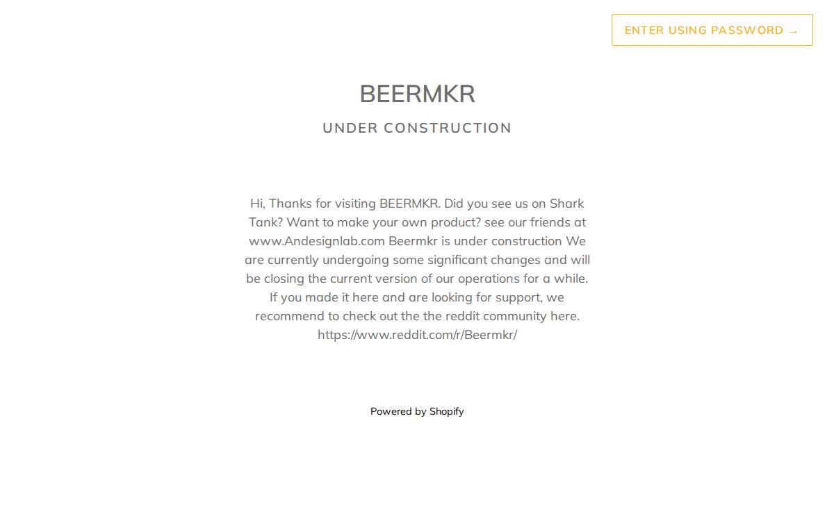 BEERMKR website preview
