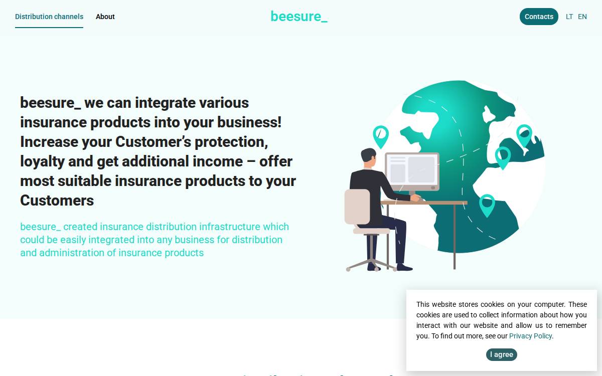 Beesure website preview