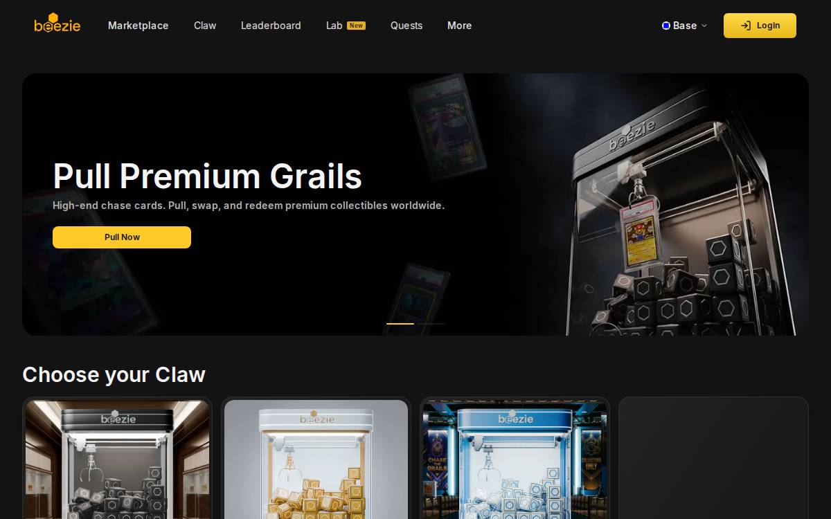 Beezie website preview