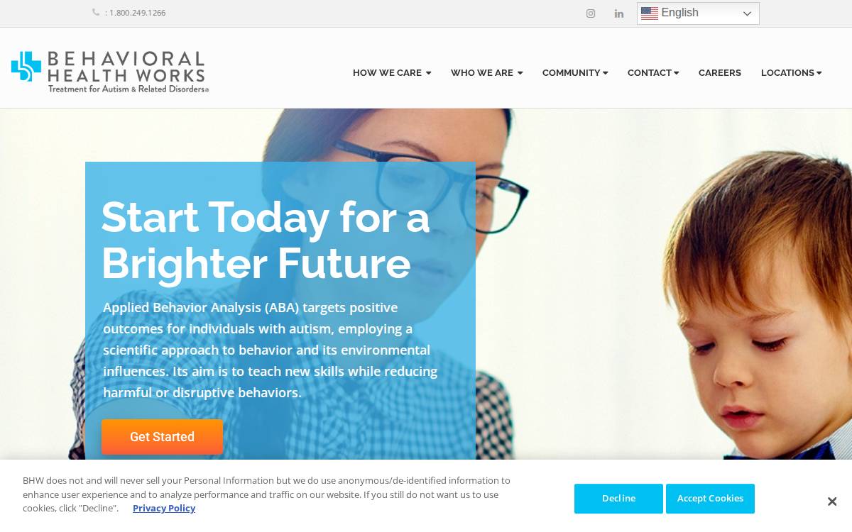Behavioral Health Works website preview