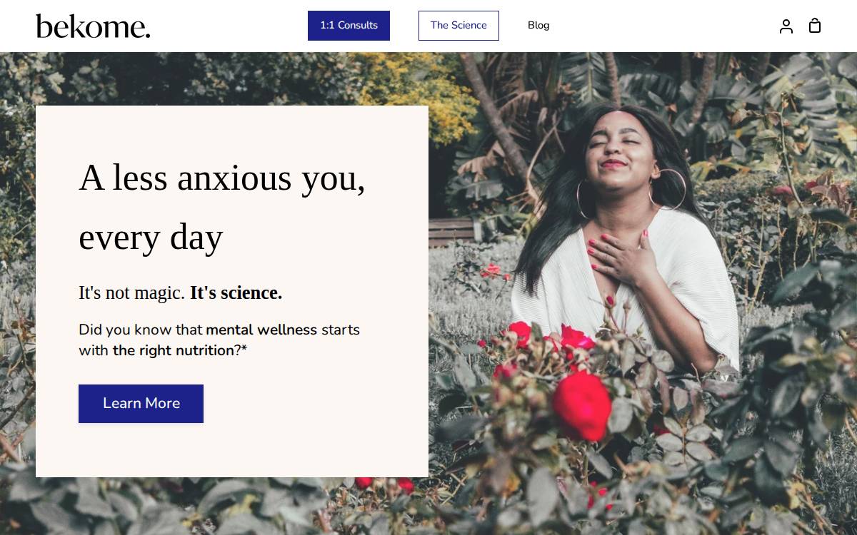 bekome website preview