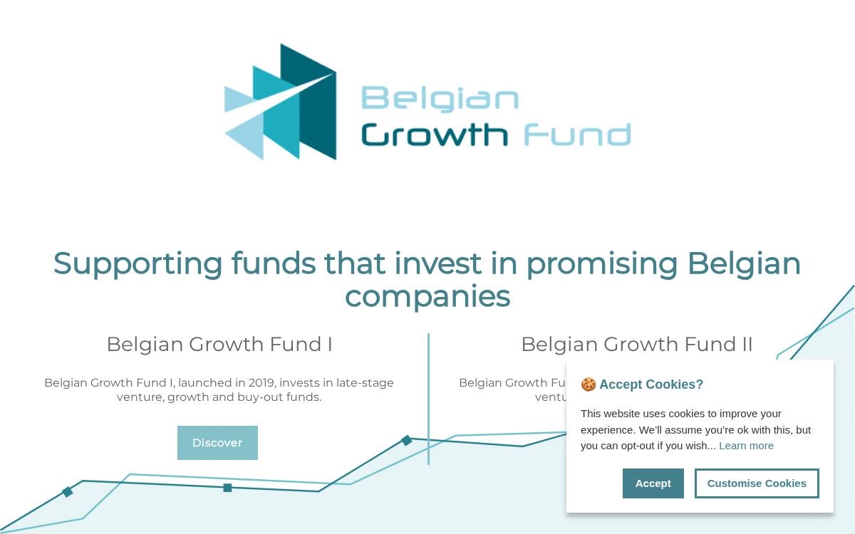 Belgian Growth Fund website preview