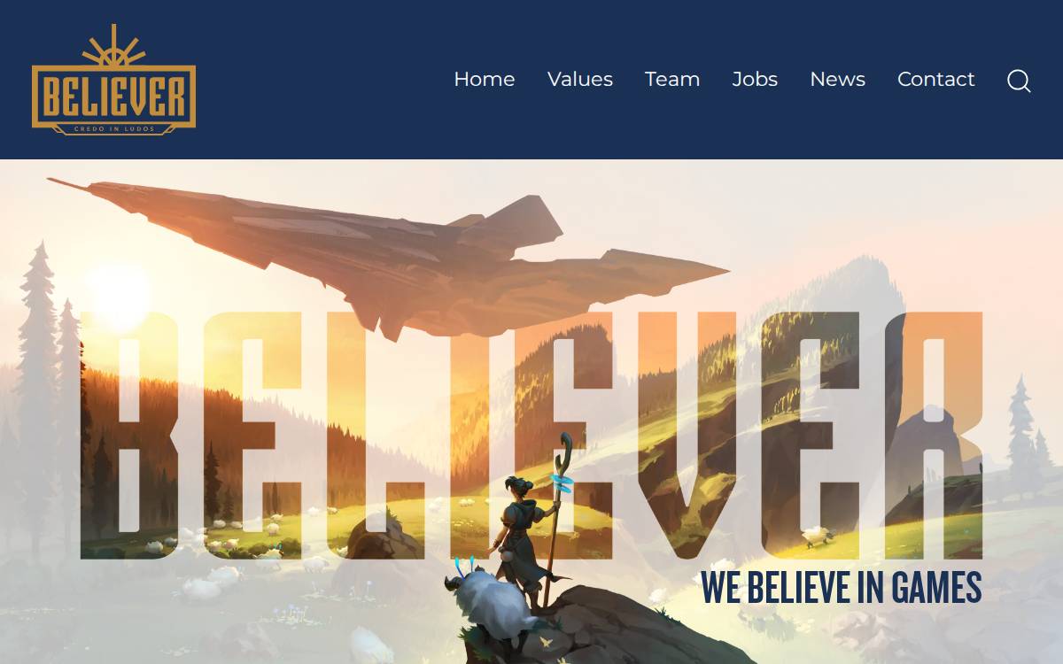 Believer website preview