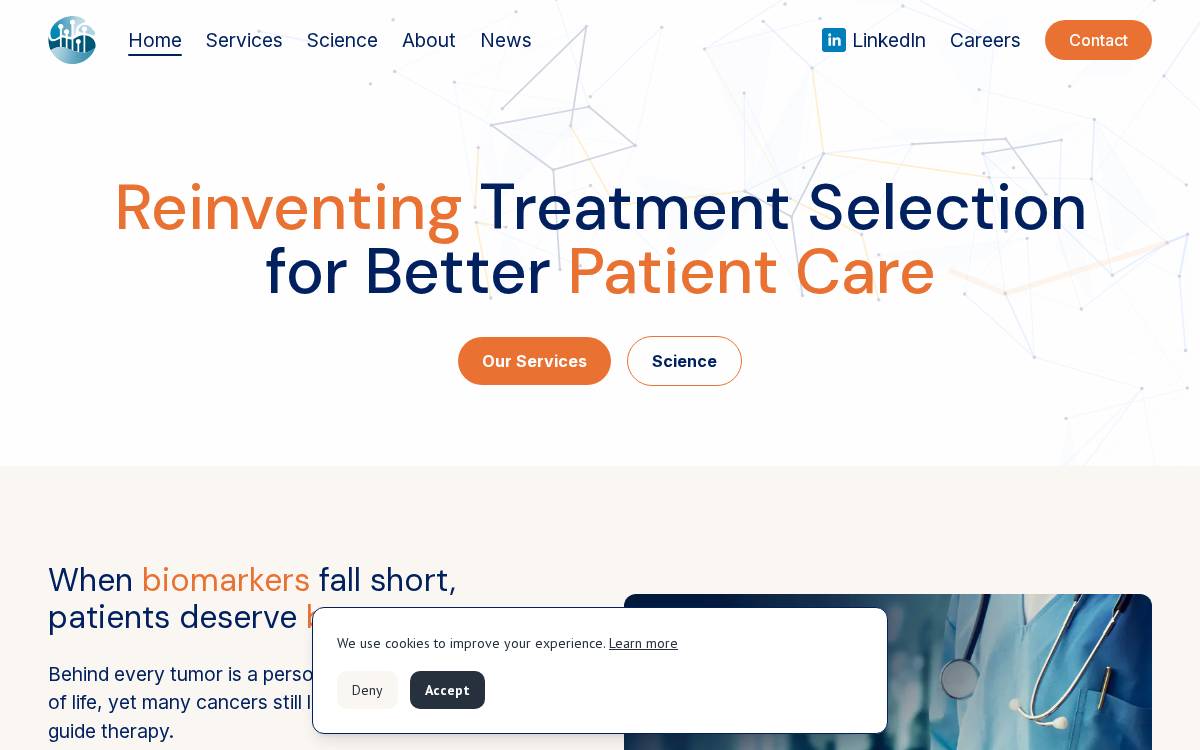 Beliver website preview
