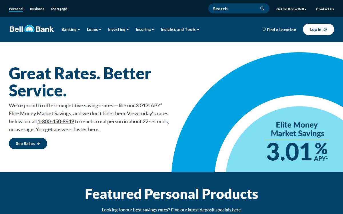 Bell website preview