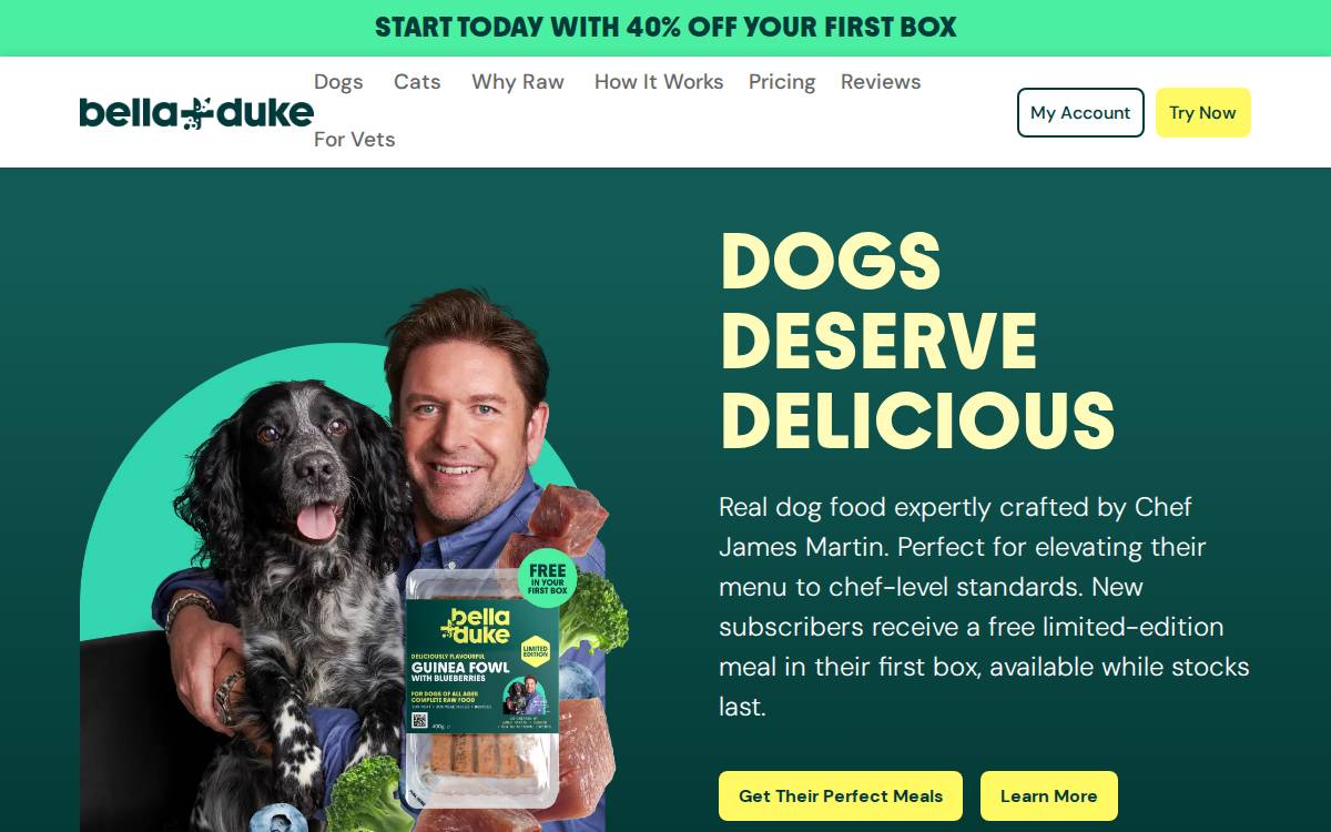 Bella & Duke website preview