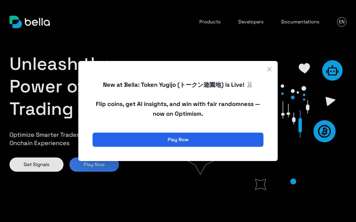 Bella website preview