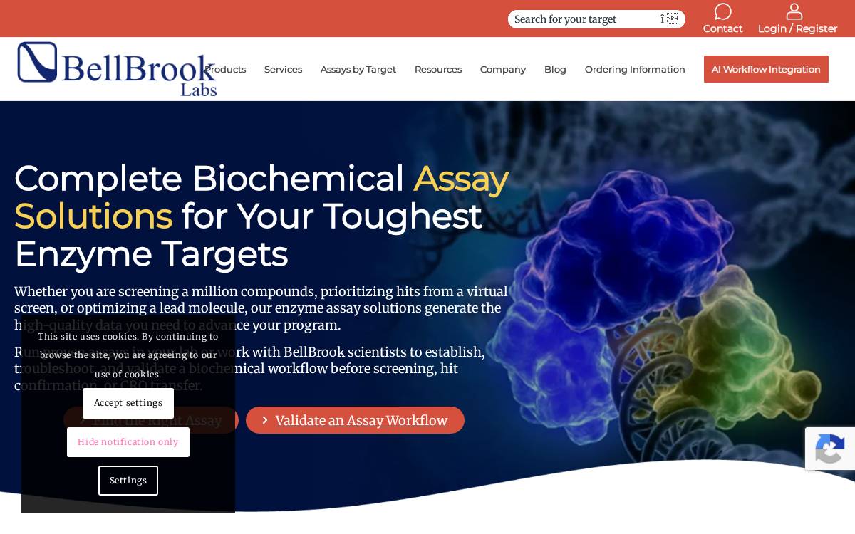 BellBrook Labs website preview