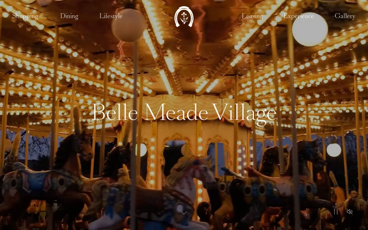 Belle Meade Village website preview