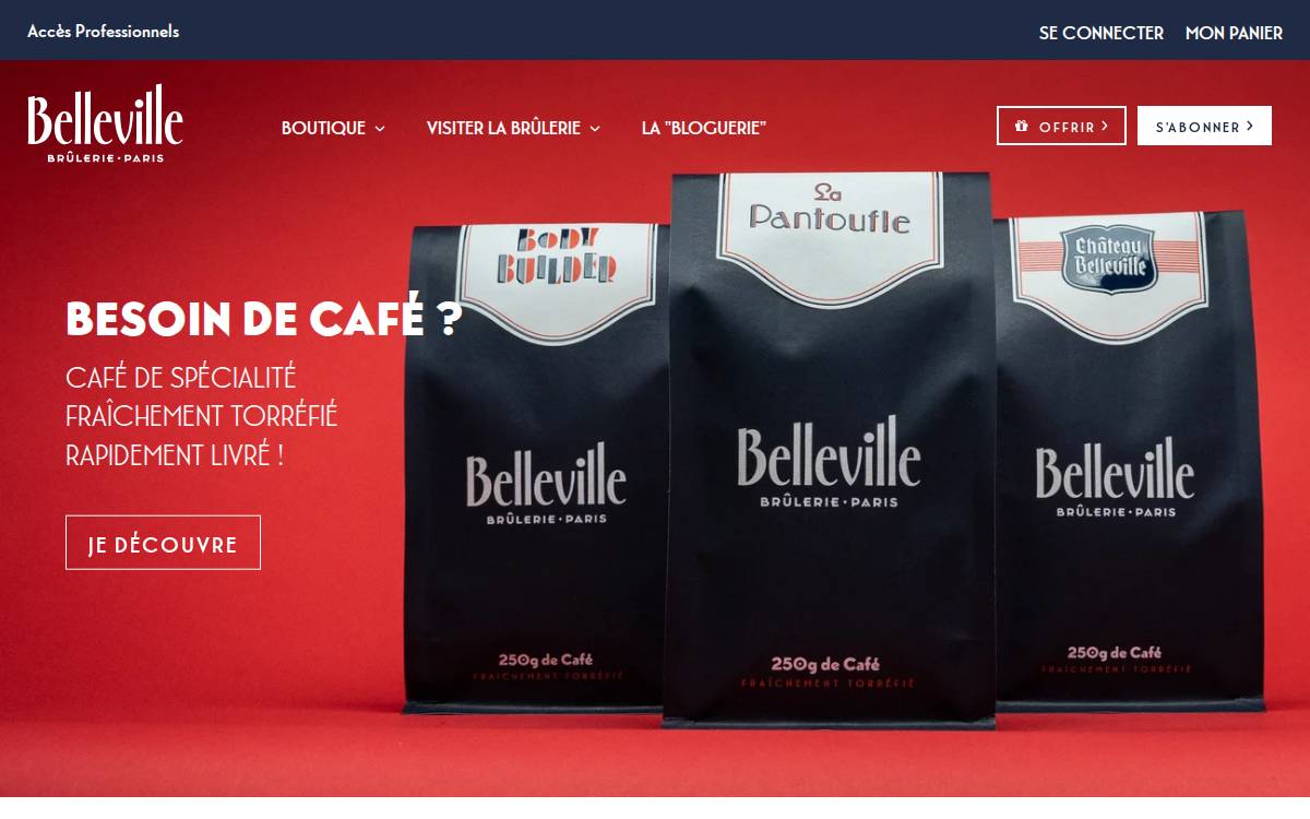 Belleville website preview