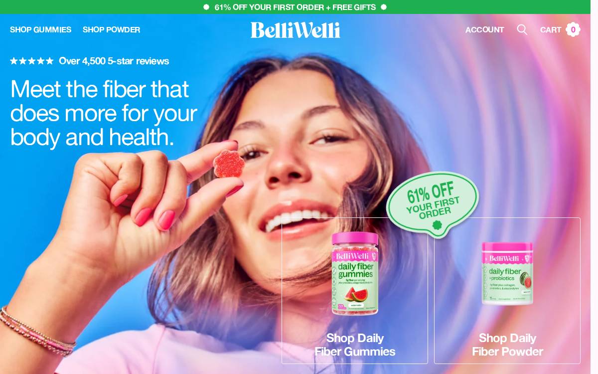 Belli Welli website preview